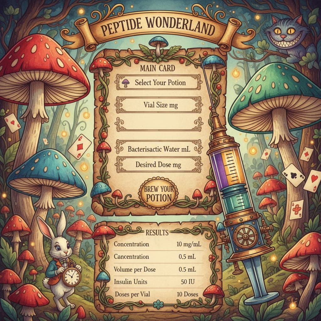 Peptide Wonderland Calculator